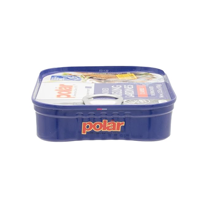 MW Polar Smoked Brisling Sardines in Spring Water, 3.52 oz Can, Wild Caught (Pack of 1)