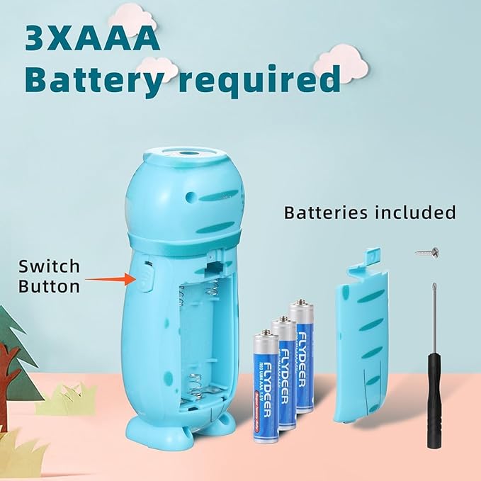 2 Pack Small Mini LED Flashlights - Cute Small Animal Flashlight - 2 in 1 Camping Lantern Flashlight