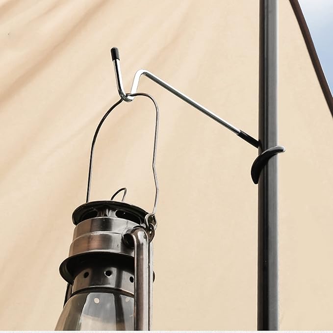 6PCs Garage Shelving Storage Outdoor Camping Lantern Non-Slip Bird Feeder Kitchen Shelving Pole