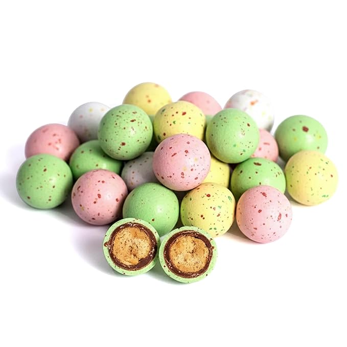 NY Spice Shop Speckled Chocolate Malt Balls Party Decorations - 1 Pound Malted Milk Balls Candy