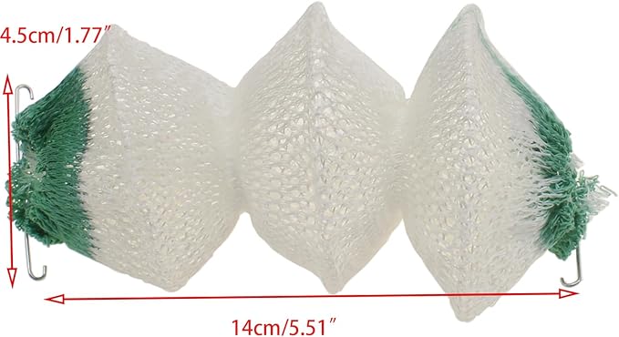 Lantern Mantles Insta-Clip 2#95 Mantles 3-Layer Accordion Shape Gas Lamp/Lantern Mantles with 2