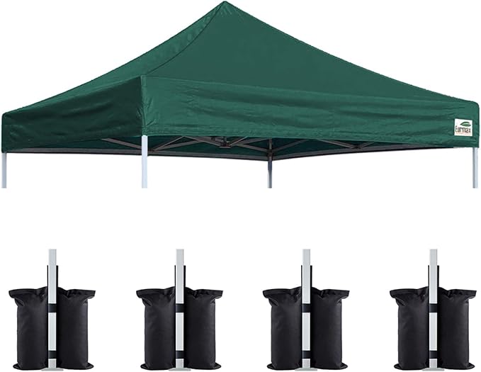 Eurmax USA New 10x10 Pop Up Canopy Replacement Canopy Tent Top Cover, Instant Canopy Top Cover
