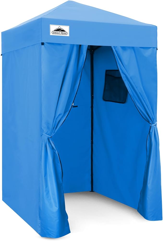 EAGLE PEAK Flex Ultra Compact 4x4 Pop-up Canopy, Sun Shelter, Changing Room, Portable Privacy