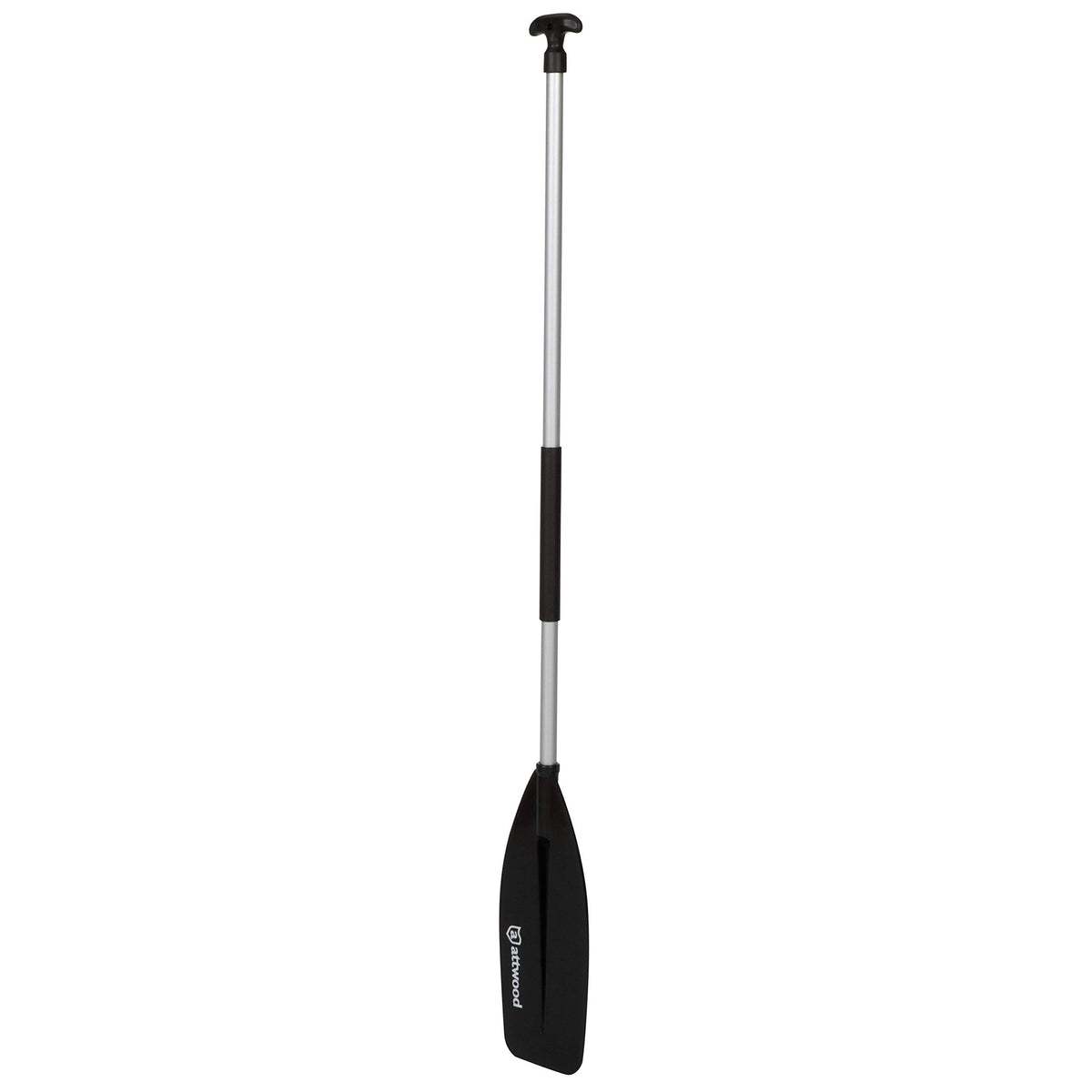 Attwood 11765-1 Canoe Paddle, Aluminum and Plastic, 5-Feet Long, Black Blade, Ergonomic Grip