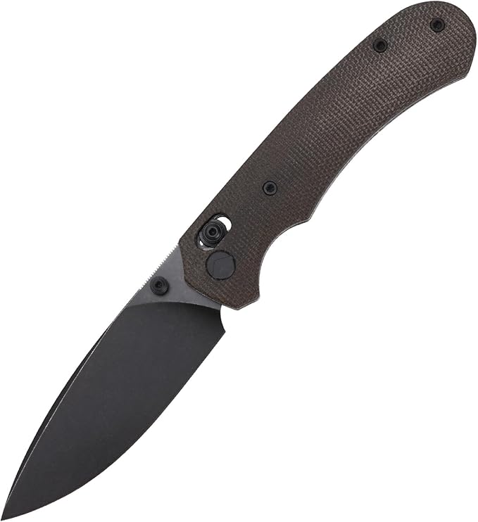 Folding Knife,Pocket Knife,3.31??154CM Blade,Erogonomic Canvas Micarta Handle,Survival Camping