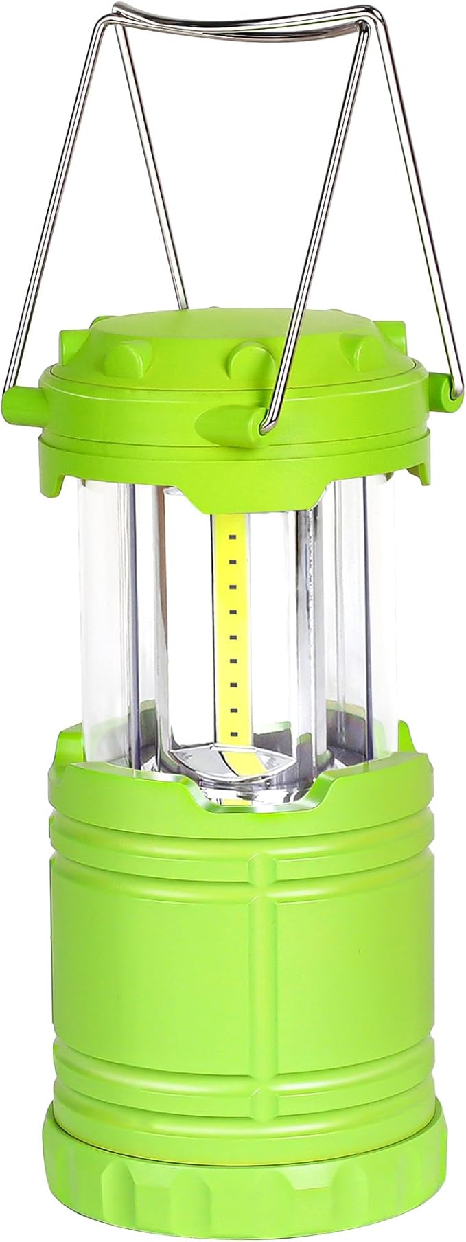 1-Pack LED Green Camping Lanterns, Portable Camping Lights, Outdoor Handled Lamps, Essential