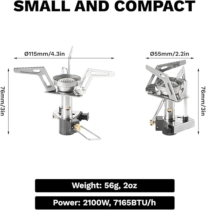 Fire-Maple Torch Gas Stove ??Ultralight Backpacking Camping Stove, Built-in Piezo Ignition