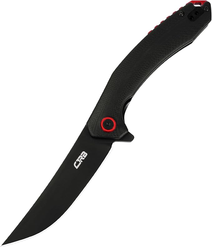 CJRB Tactical Knife, Small Folding Pocket Knife with AR-RPM9 Steel Blade and G10 Handle for Men