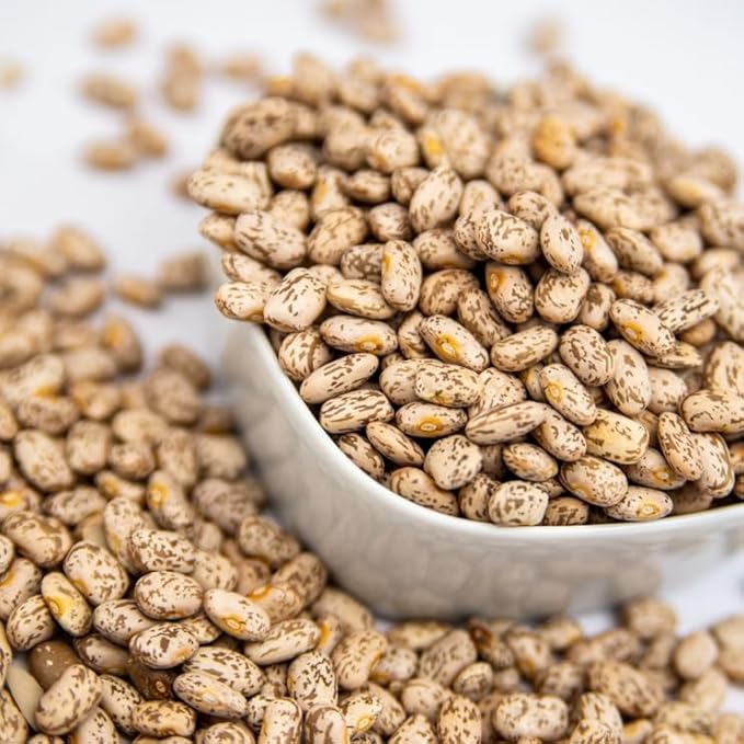 5 Lbs Pinto Beans Dry Bulk - 5lbs - Pinto Beans Bulk Grown in USA - Triple Cleaned Frijoles Pinto