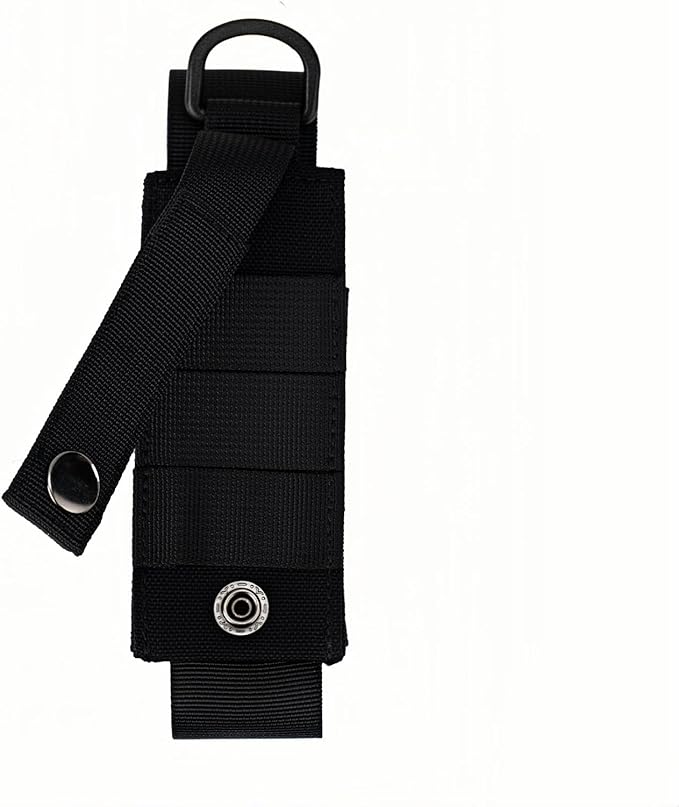Tactical Flashlight Holster MOLLE Torch Holder MK4 OC/Mace Pepper Spray Canister Carrier EDC Flash
