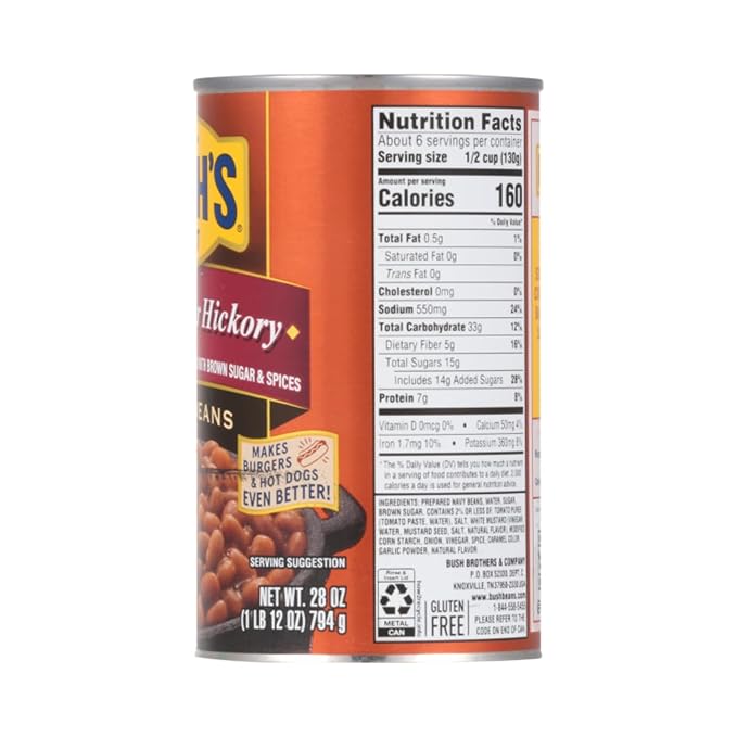 Bush's Best Baked Beans, Country Style Classics, 3 Country Style (28 Oz), 3 Brown Sugar Hickory (28
