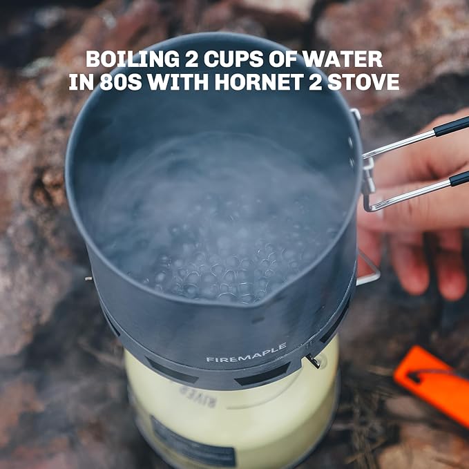 Fire-Maple Petrel Ultralight Pot- High Efficiency Aluminum Camping and Backpacking Pot with