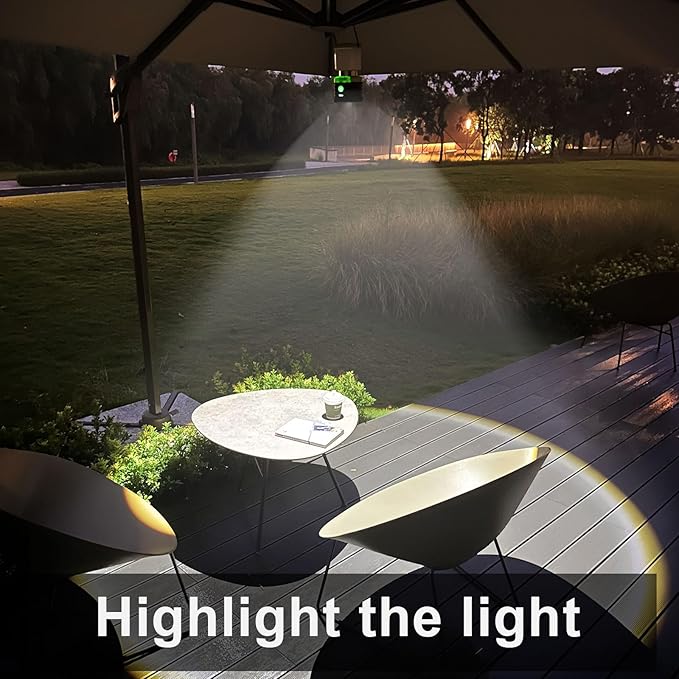 1PCS 6500K White Light LED Camping Lantern Rechargeable 1000LM, 4500mAh Power Bank, Flashlight for