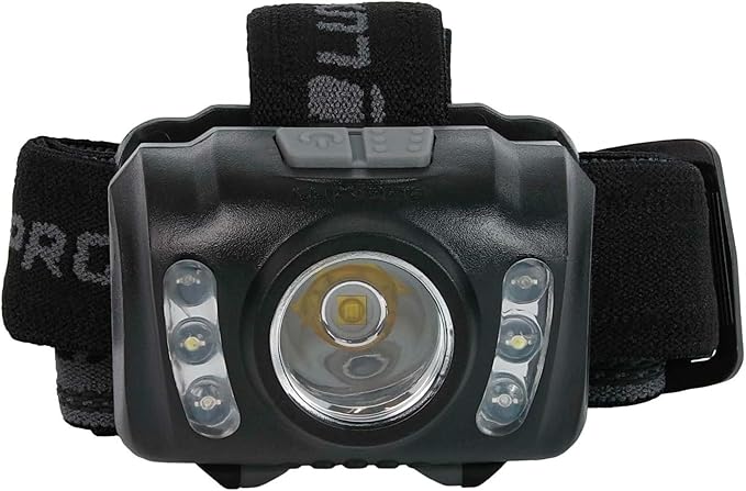 LUXPRO LED Headlamp - Bright 300 Lumen Head Lamp for Outdoors, Camping & Hiking - 6 Light Modes