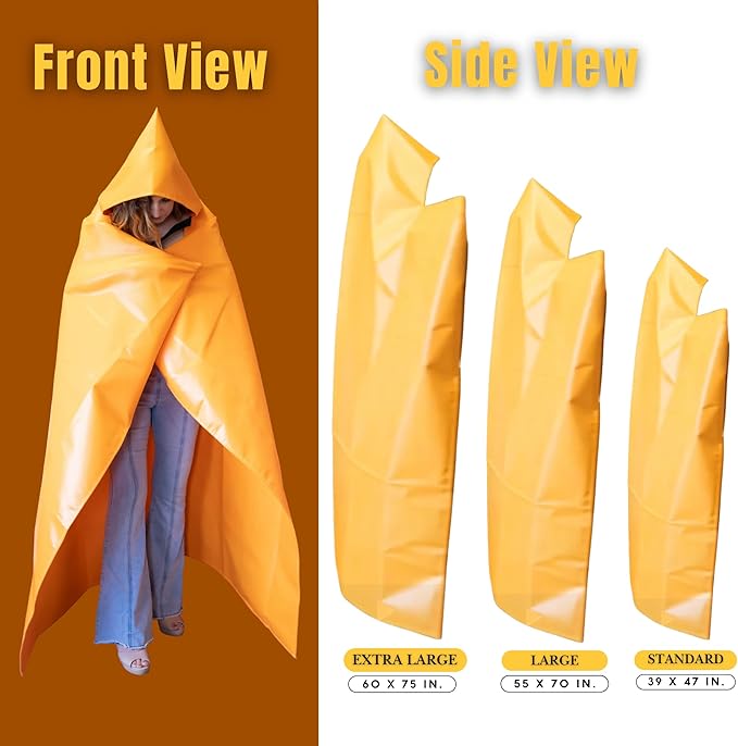 Supa Ant Silicone Fire Cloak for Fireproof Suit Emergency Blanket for Home and Kitchen - Emergency
