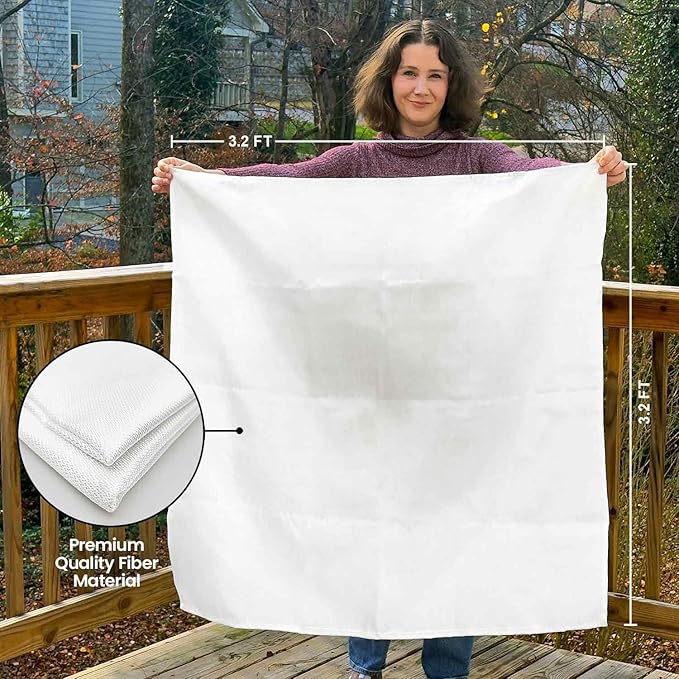 Prepared Hero Emergency Blanket - 1 Pack - Fiberglass Fire Suppression Blanket for Kitchen, Home