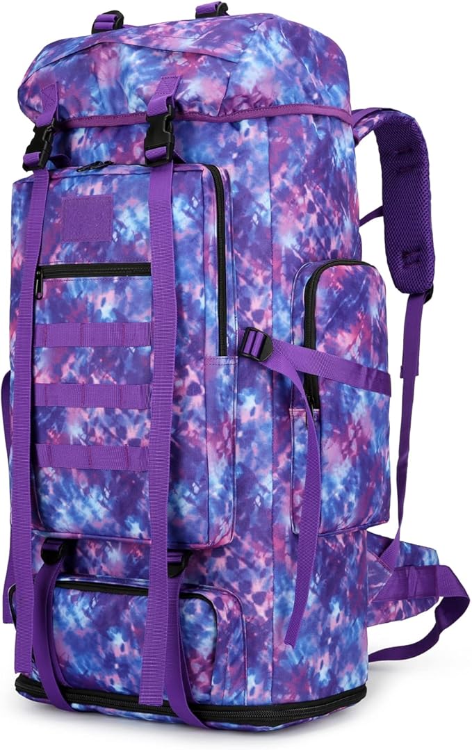 Hiking Backpack for Men 70L/100L Camping Backpack Military Rucksack Molle 3 Days Assault Pack for