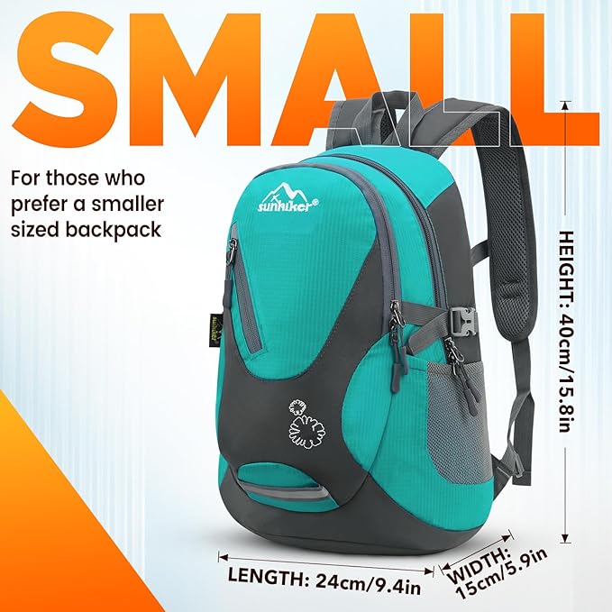 sunhiker Small Cycling Hiking Backpack Water Resistant Travel Backpack Lightweight Daypack M0714