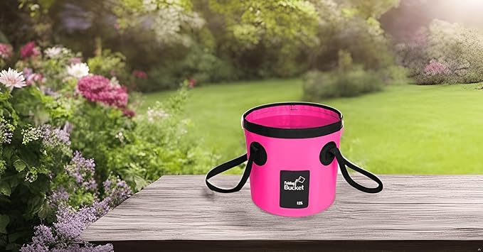BANCHELLE Collapsible Bucket Water Container Portable Folding Camp Wash Basin for Outdoor Traveling