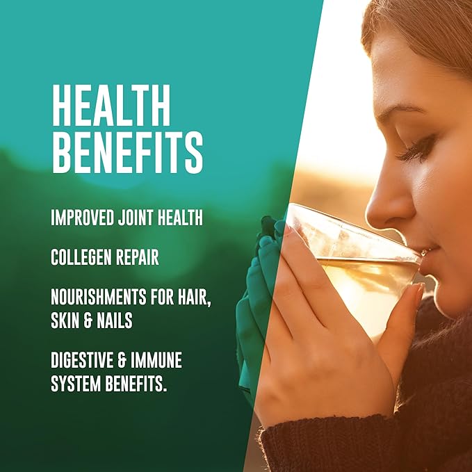 LonoLife Thai Curry Beef Bone Broth Powder Mix | Grass-Fed, 10g Protein | Collagen-Rich, Keto &
