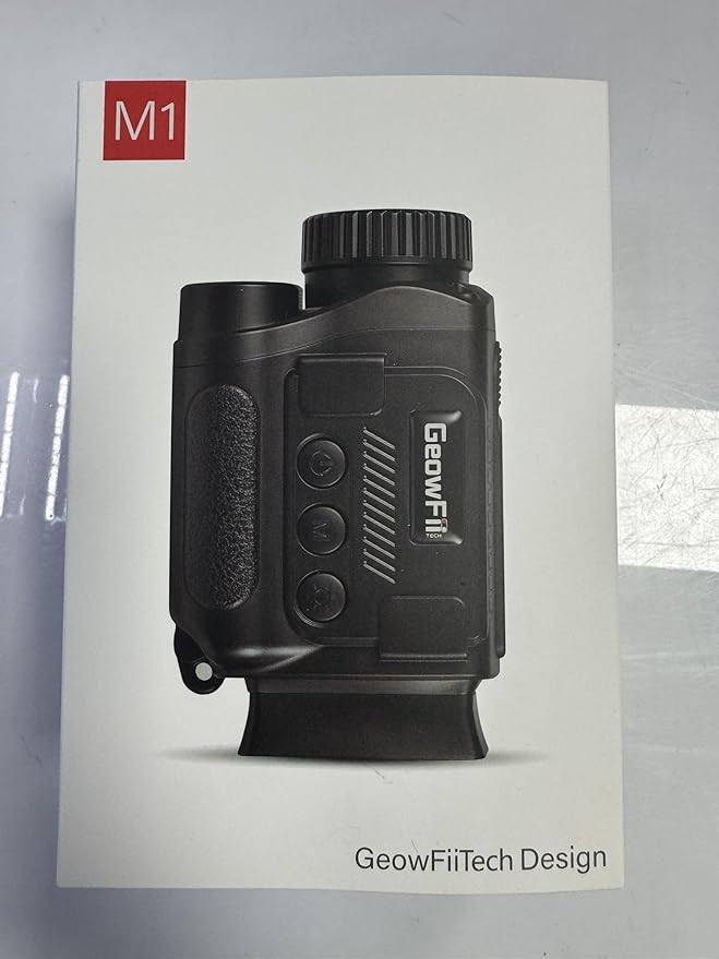 GeowFiiTech Night Vision Monocular, 4K Infrared Digital Night Vision Goggles with 850nm IR, 40M