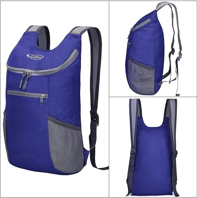 G4Free Lightweight Packable Hiking Backpack for Men Women Small Hiking Daypacks Foldable Shoulder
