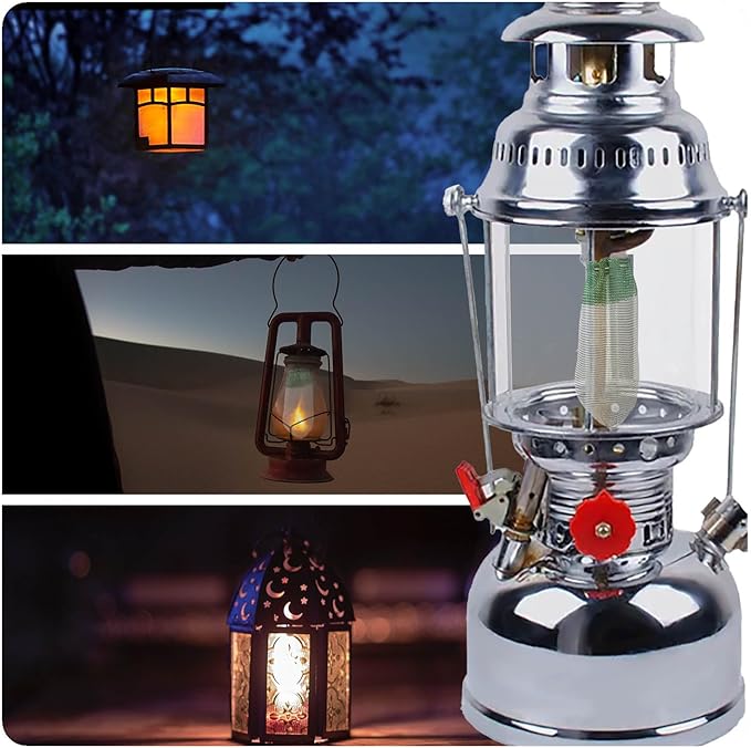 10pcs Propane Lantern Mantles String Tie Lantern Mantles for Outdoor Camping Lantern Natural Fueled