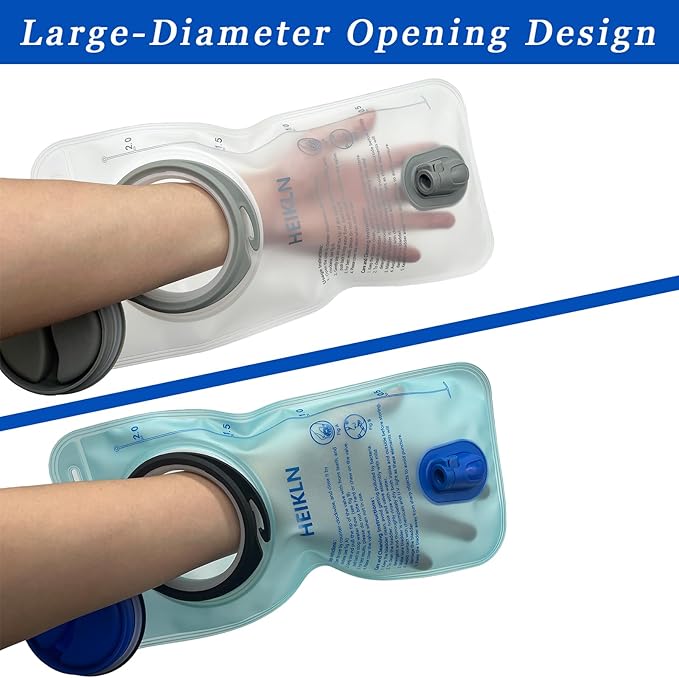 Hydration Bladder 1.5L-2L-3L,Leak Proof Water Reservoir, BPA Free Military Water Storage Bladder