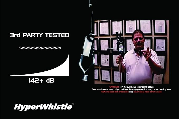 The Original Worlds Loudest Whistle up to 142db Loud, Very Long Range, for Referee, Coaches