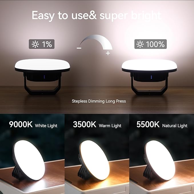 VAVOFO 42W LED Camping Lantern Rechargeable, 180 LED with 3 Lighting Modes, 4000LM, 10,000mAh