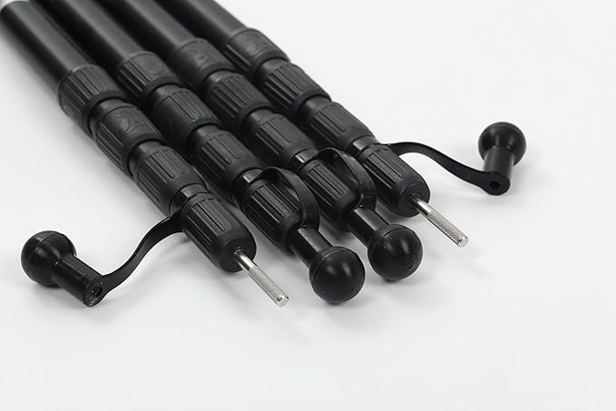Green Elephant Camping Tarp Poles - Adjustable Aluminum Telescoping Tent Poles for Tarps, Canopy &