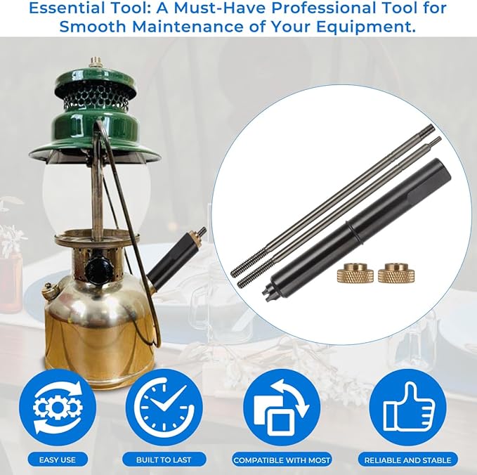 Upgraded Stove Lantern Check Valve Removal Professional Tool - Fits for The Vaporization Lamp
