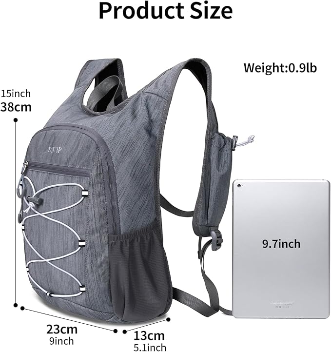 BOVIP 20L Hiking Backpack Lightweight Packable Hiking Daypack Small Travel Outdoor Foldable