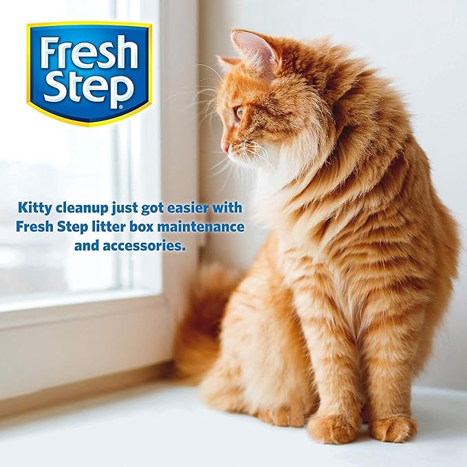 Fresh Step Cat Litter Crystals in Fresh Scent - Cat Litter Box Deodorizer - Combats Odors and