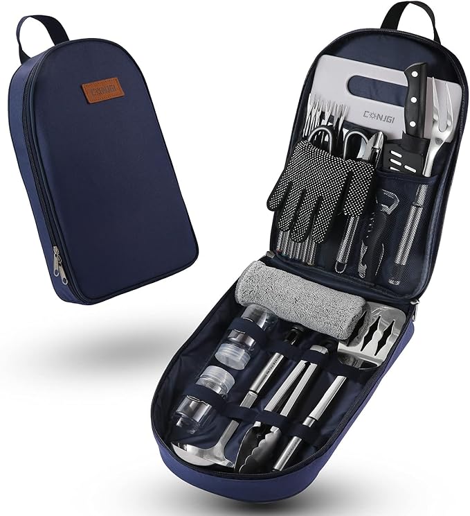 Camping Cookware Storage Bag - Camping Cooking Utensils Set Bag Camping Tool Portable Storage Bag