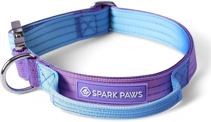 Spark Paws Tactical Dog Collar - Heavy Duty, Premium Quality, Thick and Durable for Large and