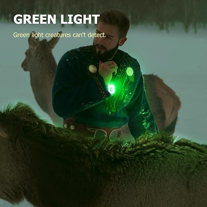 800Lumens 2Pack Running Light, Rechargeable Headlamp Clip on Lights with Red/Green Lighting Night