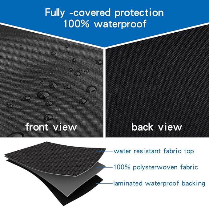 Stanbroil 36 inch Griddle Cover for Blackstone 4 Burner Grills, 600D Heavy Duty Waterproof Canvas