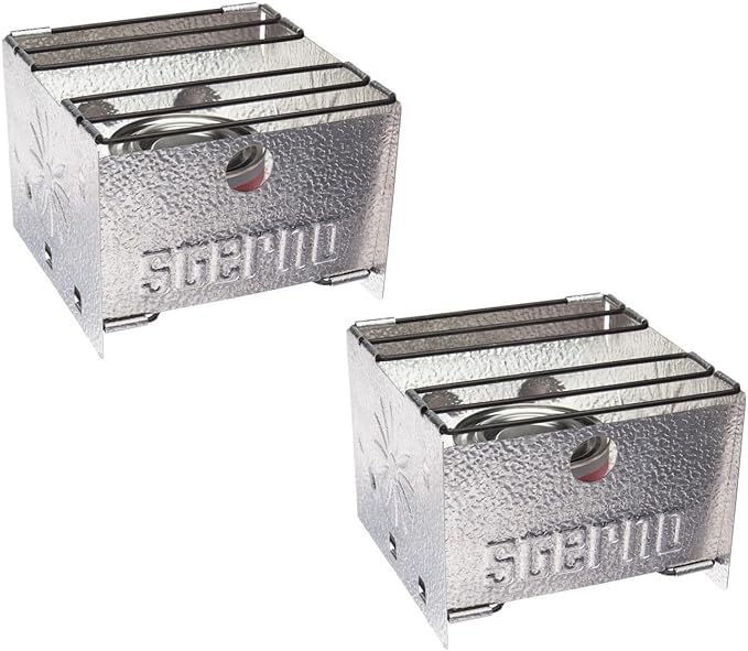 Sterno Foldable Portable Camping Stove - Easy-to-Assemble Outdoor Cooking Stove for Camping