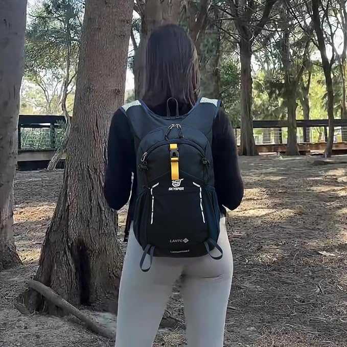SKYSPER Small Hiking Backpack - 25L Travel Daypack Lightweight Bag Water Resistant Hiking Backpacks