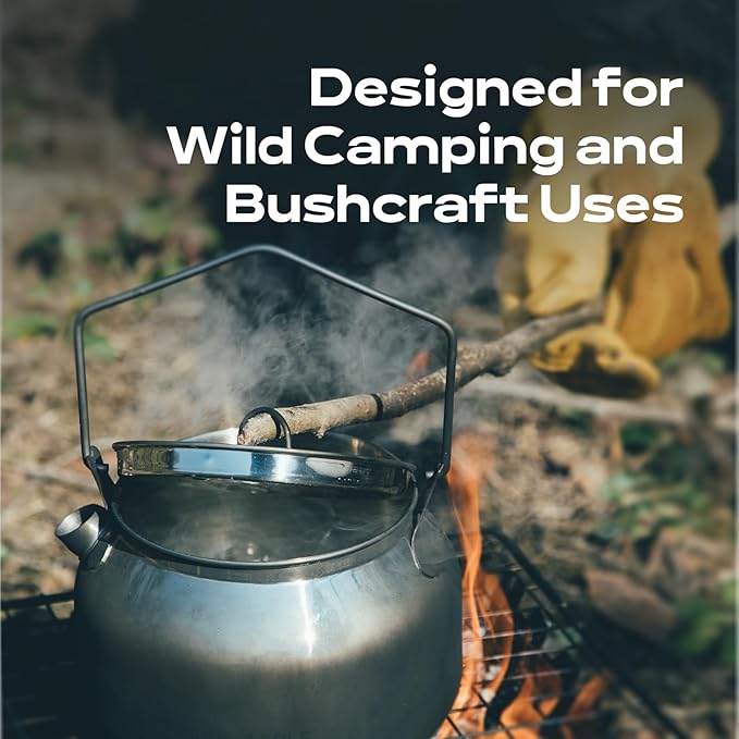 Fire-Maple Antarcti Portable 1.2 Liter Lightweight Stainless Steel Camping Kettle | Durable and