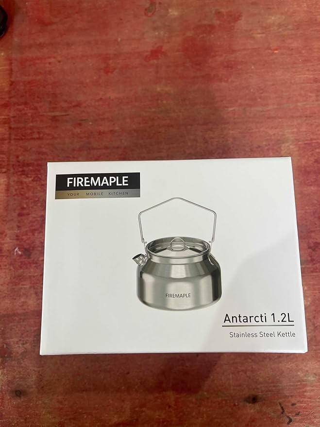Fire-Maple Antarcti Portable 1.2 Liter Lightweight Stainless Steel Camping Kettle | Durable and