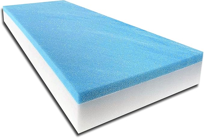 FoamTouch 4" Height x 35" Width x 79" Length Camper/RV bunk Mattress with Gel Memory Foam -No Cover