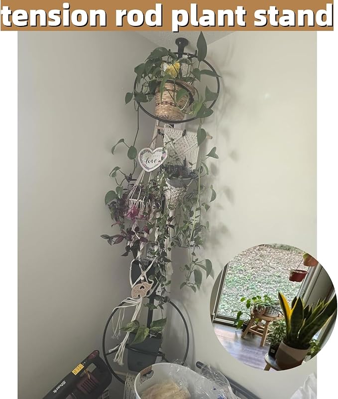 Coat Rack Freestanding, 56 to 125 inch Adjustable Tension Rod Hanger with 12 Hooks for Hanging