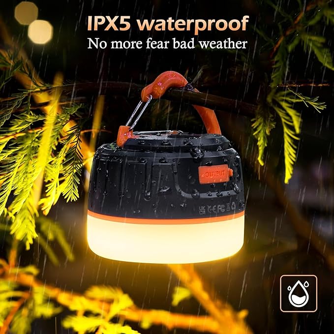 Sinvitron LED Camping Lantern Rechargeable with Remote Control - 1000LM 150H Runtime Tent Light