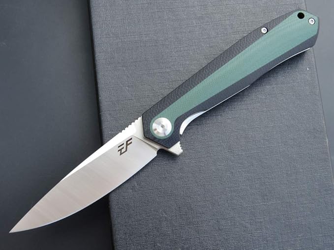 Eafengrow EF964 Pocket Folding Knife G10 Handle D2 Blade EDC Tactical Folder for Outdoor Camping
