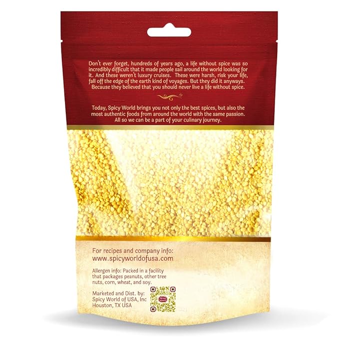 Moong Dal 2 LBS (Mung Split Dry Beans) ~ Indian Golden Lentils ~ 100% Natural & Pure - by Spicy