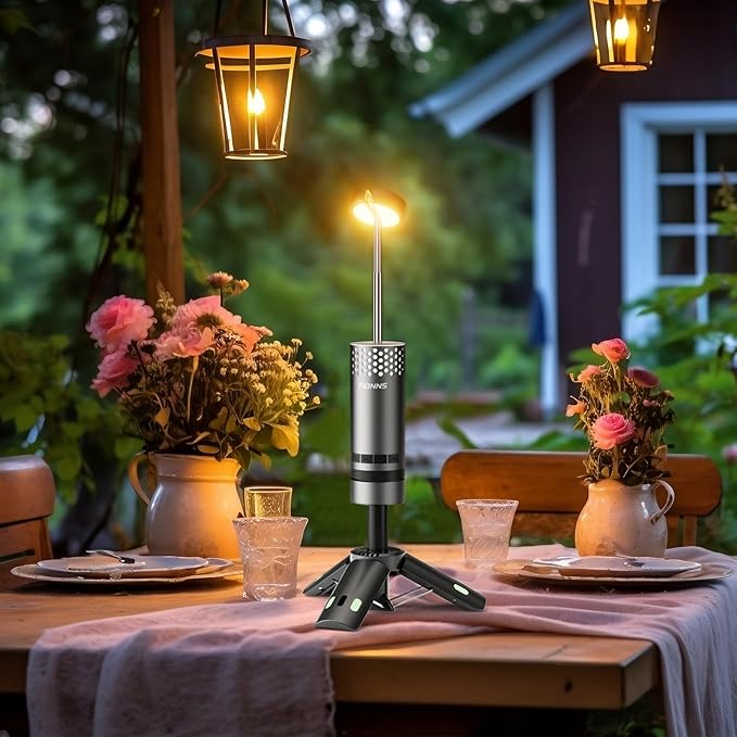 Camping Lights Rechargeable, Detachable Camping Lantern with Stand, Telescopic Waterproof Camp