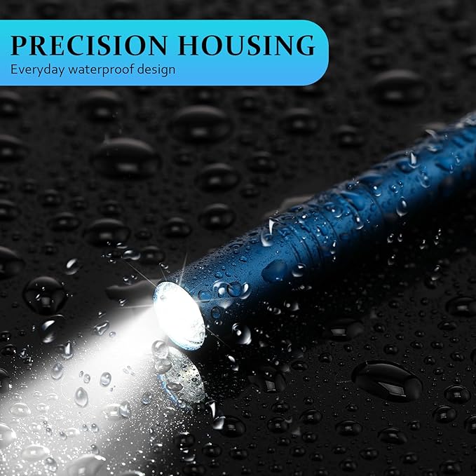 30 Pack Mini Pen Flashlights Bulk LED Pen Lights Aluminum Pocket Flashlights with Clips Small