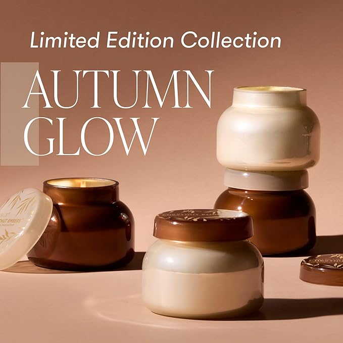 Capri Blue Autumn Glow Fall Candles - Soy Wax Blend Luxury Candles - Home Decor Gifts for Women &